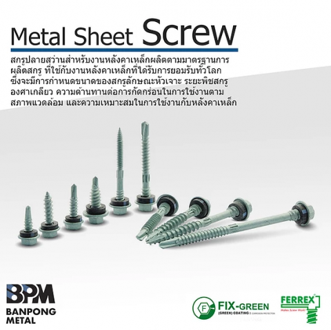 สกรูปลายสว่าน ราชบุรี